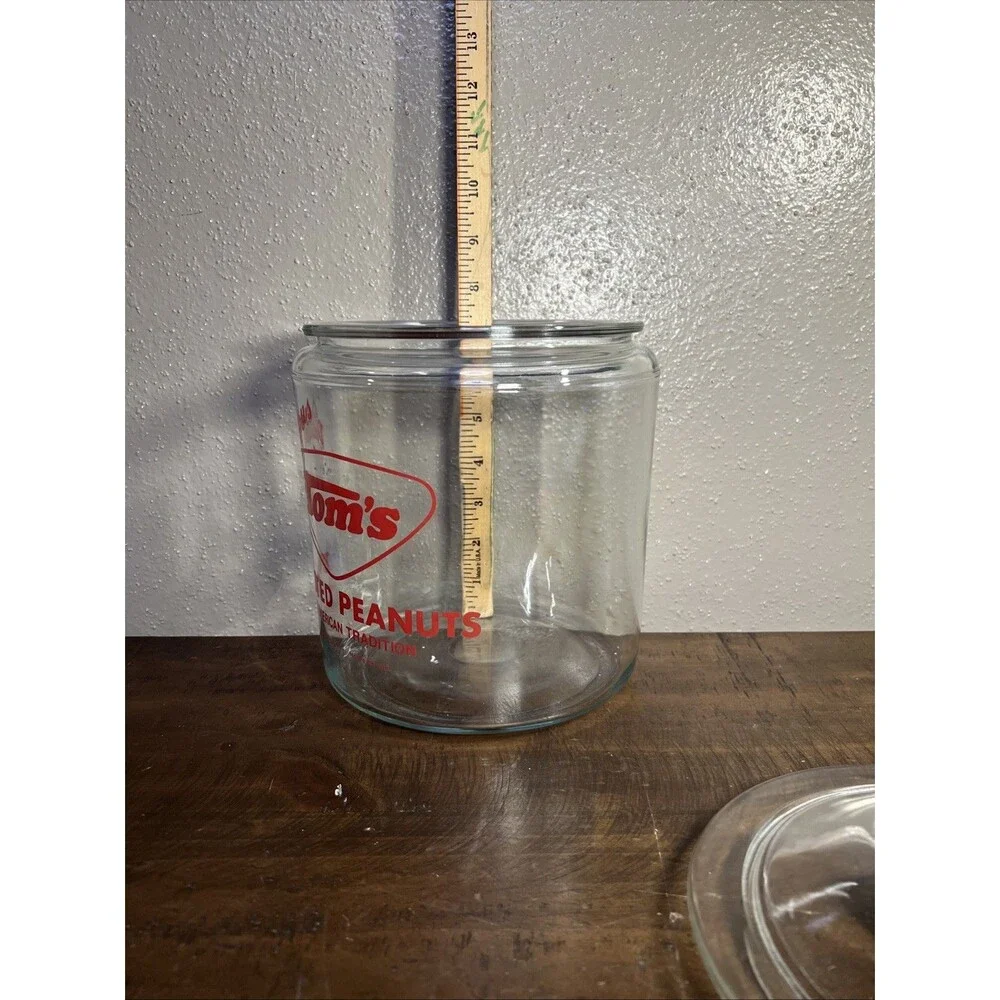 Vintage Tom's Toasted Peanuts Jar  